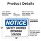 Signmission Safety Shower Eyewash Station, 18 in W x Rectangle, Plastic OS-2PACK-NS-P-1218-L-18222 - alternate 4